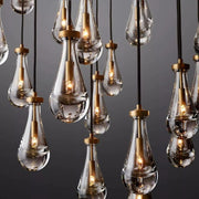 JC Raindrops Round Chandelier 60"