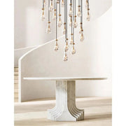 JC Raindrops Round Chandelier 60"