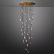 JC Raindrops Round Chandelier 60"