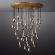 JC Raindrops Round Chandelier 60"