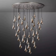 JC Raindrops Round Chandelier 60"