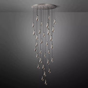 JC Raindrops Round Chandelier 60"