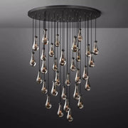 JC Raindrops Round Chandelier 60"