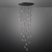 JC Raindrops Round Chandelier 60"