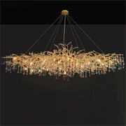 Ran Colorful Crystal Dining Branch Chandelier - jchandelier