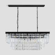 Rhea 3-Tier Rectangular Crystal Chandelier - jchandelier