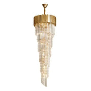 Rhea Golden Modern Crystal Chandelier - jchandelier