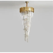 Rhea Golden Modern Crystal Chandelier - jchandelier