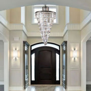 Rhea Spiral Tierd Crystal Chandelier - jchandelier