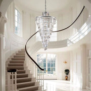 Rhea Spiral Tierd Crystal Chandelier - jchandelier