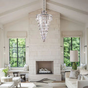 Rhea Spiral Tierd Crystal Chandelier - jchandelier