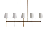 Rhodes Linear Chandelier 5/6 Light