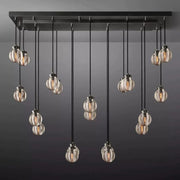 JC Alieen Spherical Modern Rectangular Chandelier 54”