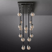 JC Alieen Spherical Modern Rectangular Chandelier 54”