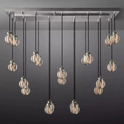 JC Alieen Spherical Modern Rectangular Chandelier 54”