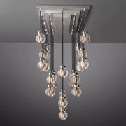 JC Alieen Spherical Modern Rectangular Chandelier 72”