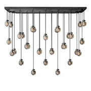 JC Alieen Spherical Modern Rectangular Chandelier 72”