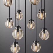 JC Alieen Spherical Modern Round Chandelier 22"