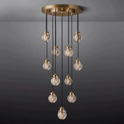 JC Alieen Spherical Modern Round Chandelier 22"