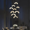 Rock Crystal Crescent Chandelier - jchandelier