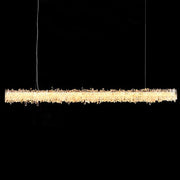 Rock Crystal Linear Chandelier - jchandelier