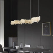 Rock Crystal Linear Chandelier - jchandelier