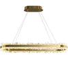 Rock Crystal Oval Chandelier - jchandelier