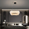 Rock Crystal Square Modern Chandelier - jchandelier