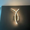 JC Modern Simple Rock Crystal Sconce