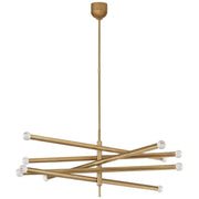 Rossa 10-Light Articulating Chandelier - jchandelier