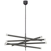 Rossa 10-Light Articulating Chandelier - jchandelier