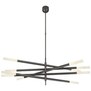 Rossa 10-Light Articulating Chandelier - jchandelier