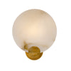 JC Round Alabaster Modern Living Room Sconce