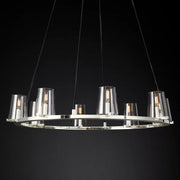 JC Kusea Series Glass Round/ Linear Chandelier