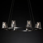 JC Kusea Series Glass Round/ Linear Chandelier