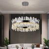 JC Monix Round Crystal Chandelier