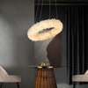 JC Primary Crystal Cluster Round Modern Chandelier