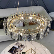 JC Luxurious K9 Crystal Chandelier Modern Ceiling Light Fixtures Set