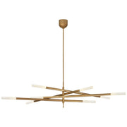 JC Rousseau Grande Eight Light Articulating Chandelier