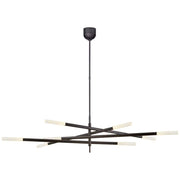 JC Rousseau Grande Eight Light Articulating Chandelier