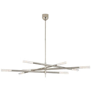 JC Rousseau Grande Eight Light Articulating Chandelier