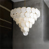 Alabaster Magnolia Multi-tiered Round Chandelier - jchandelier