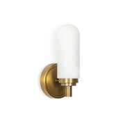 JC Salon Alabaster Single Sconce