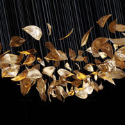 Calliope Modern Shake Leaves Chandelier