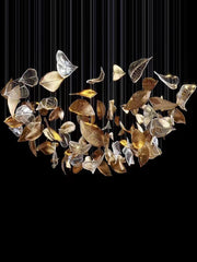 Calliope Modern Shake Leaves Chandelier