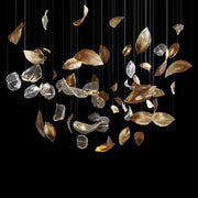 Calliope Modern Shake Leaves Chandelier