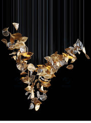 Calliope Modern Shake Leaves Chandelier