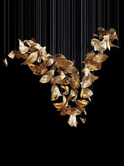 Calliope Modern Shake Leaves Chandelier