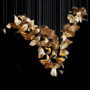 Calliope Modern Shake Leaves Chandelier