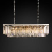 JC French Classicm Rectangular Chandelier 49"